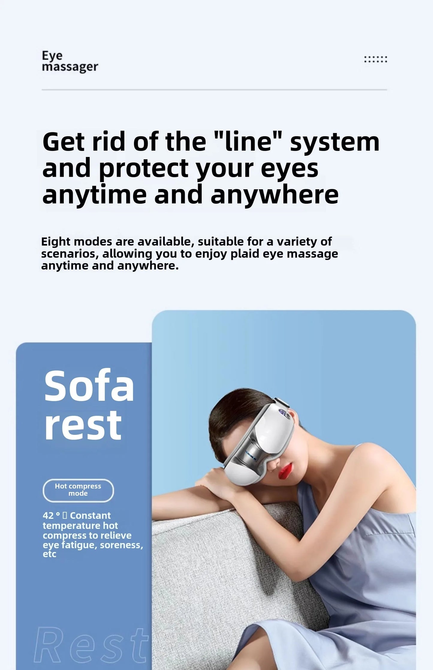 Hot Compress >> Massager Relax >> Eye Care